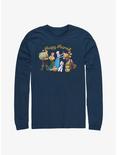 Disney Frozen Happy Harvest Group Long-Sleeve T-Shirt, NAVY, hi-res