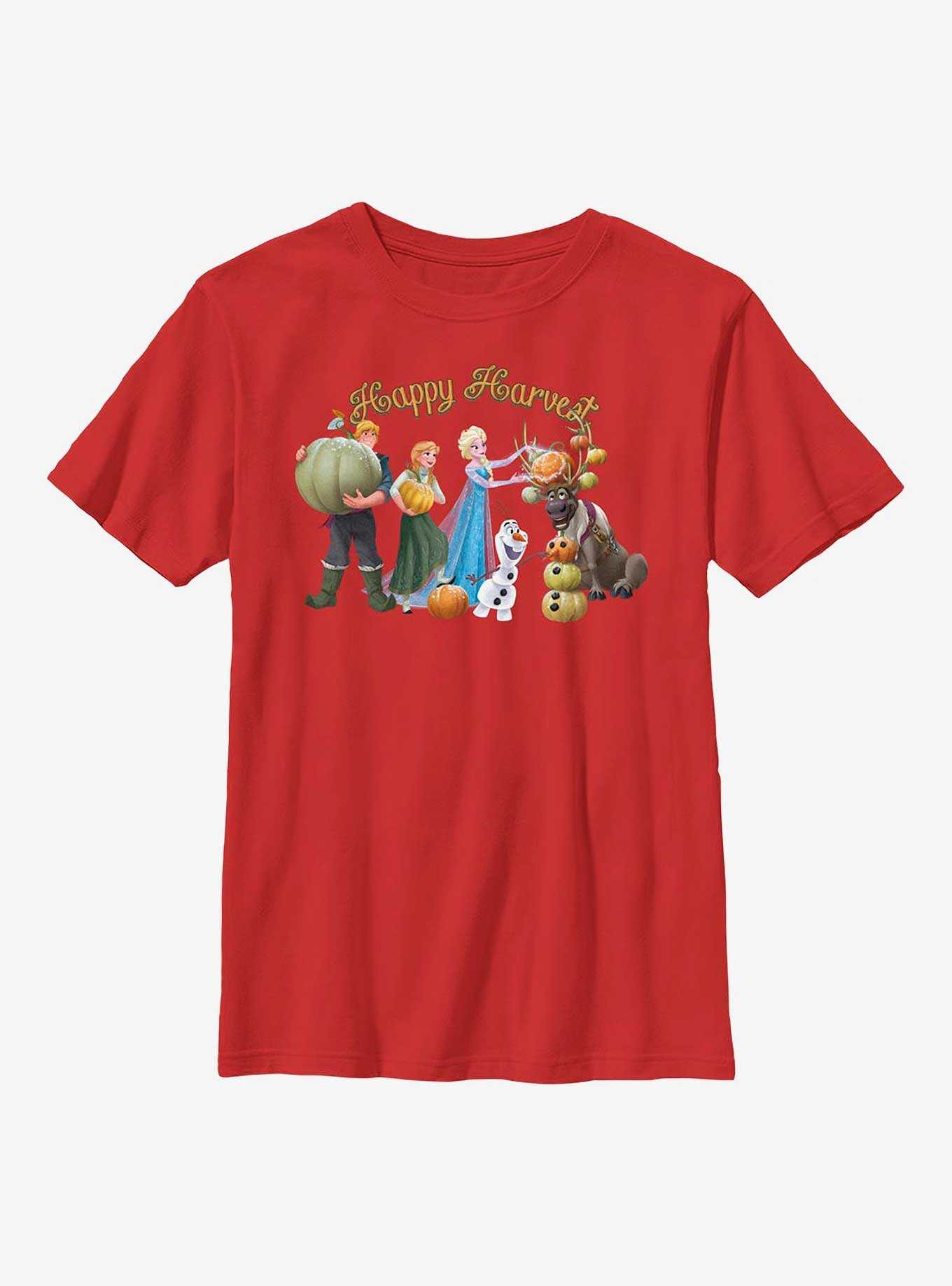 Disney Frozen Happy Harvest Group Youth T-Shirt, , hi-res