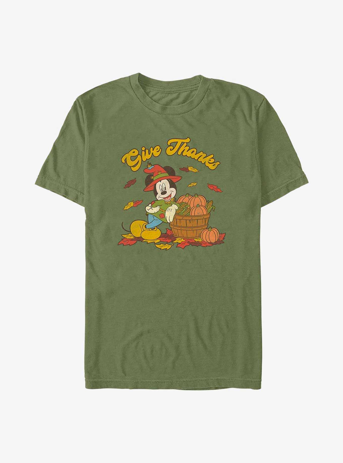 Disney Mickey Mouse Give Thanks T-Shirt, , hi-res