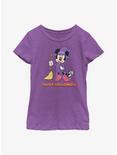 Disney Minnie Mouse Happy Halloween Witch  Youth Girls T-Shirt, PURPLE BERRY, hi-res