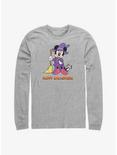 Disney Minnie Mouse Happy Halloween Witch  Long-Sleeve T-Shirt, ATH HTR, hi-res