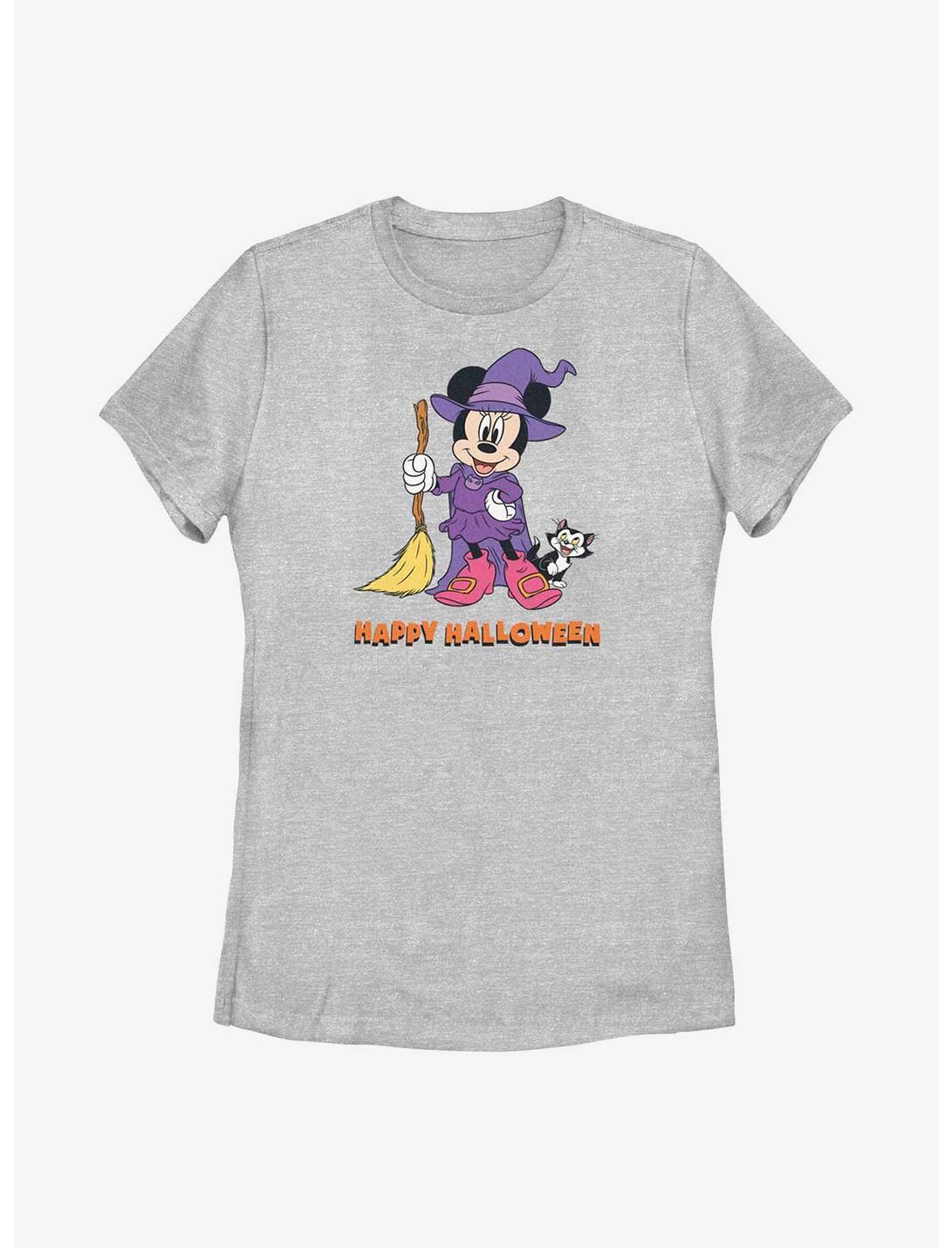 Disney Minnie Mouse Happy Halloween Witch  Womens T-Shirt, ATH HTR, hi-res