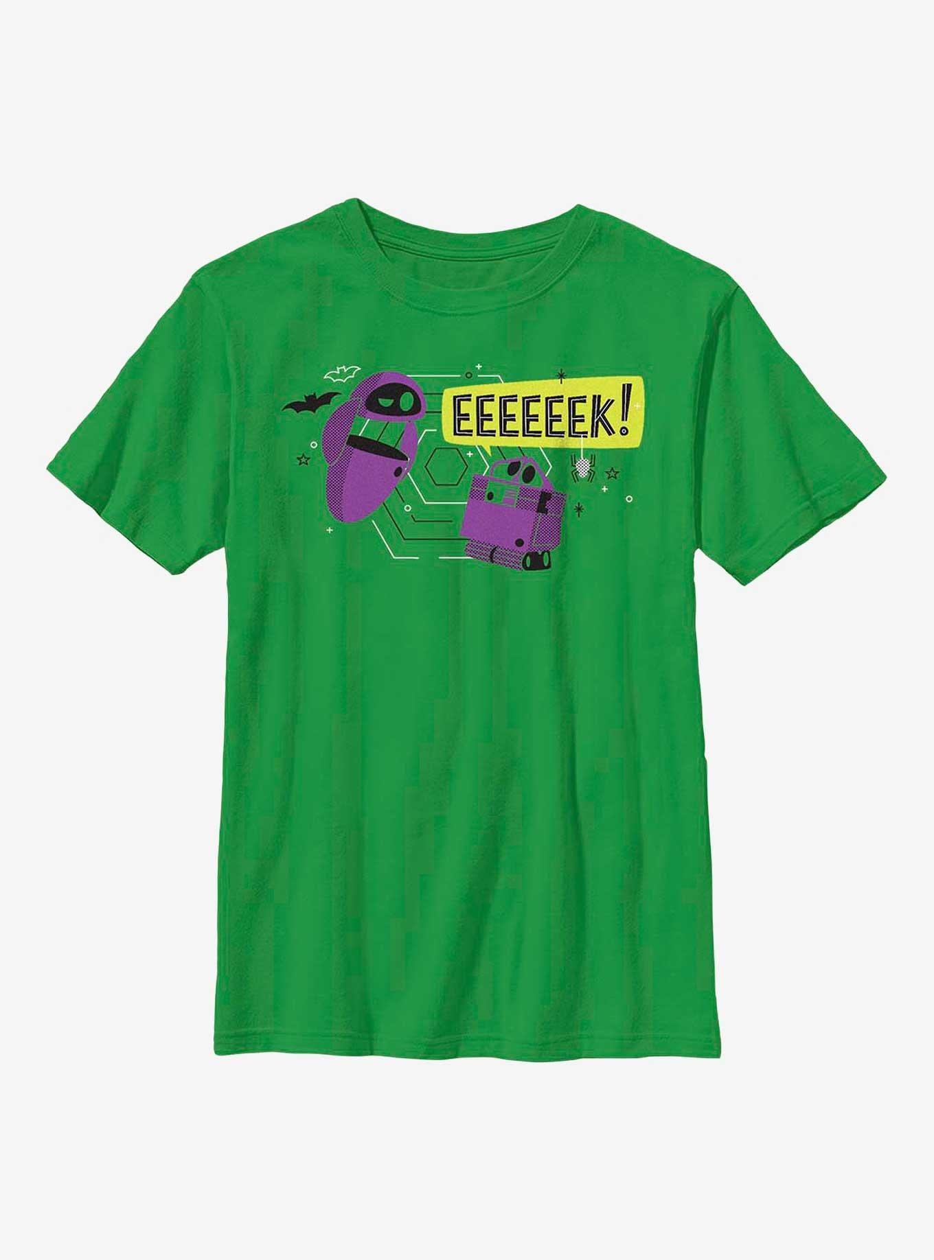 Disney Pixar Wall-E Eek! Scared Youth T-Shirt, KELLY, hi-res