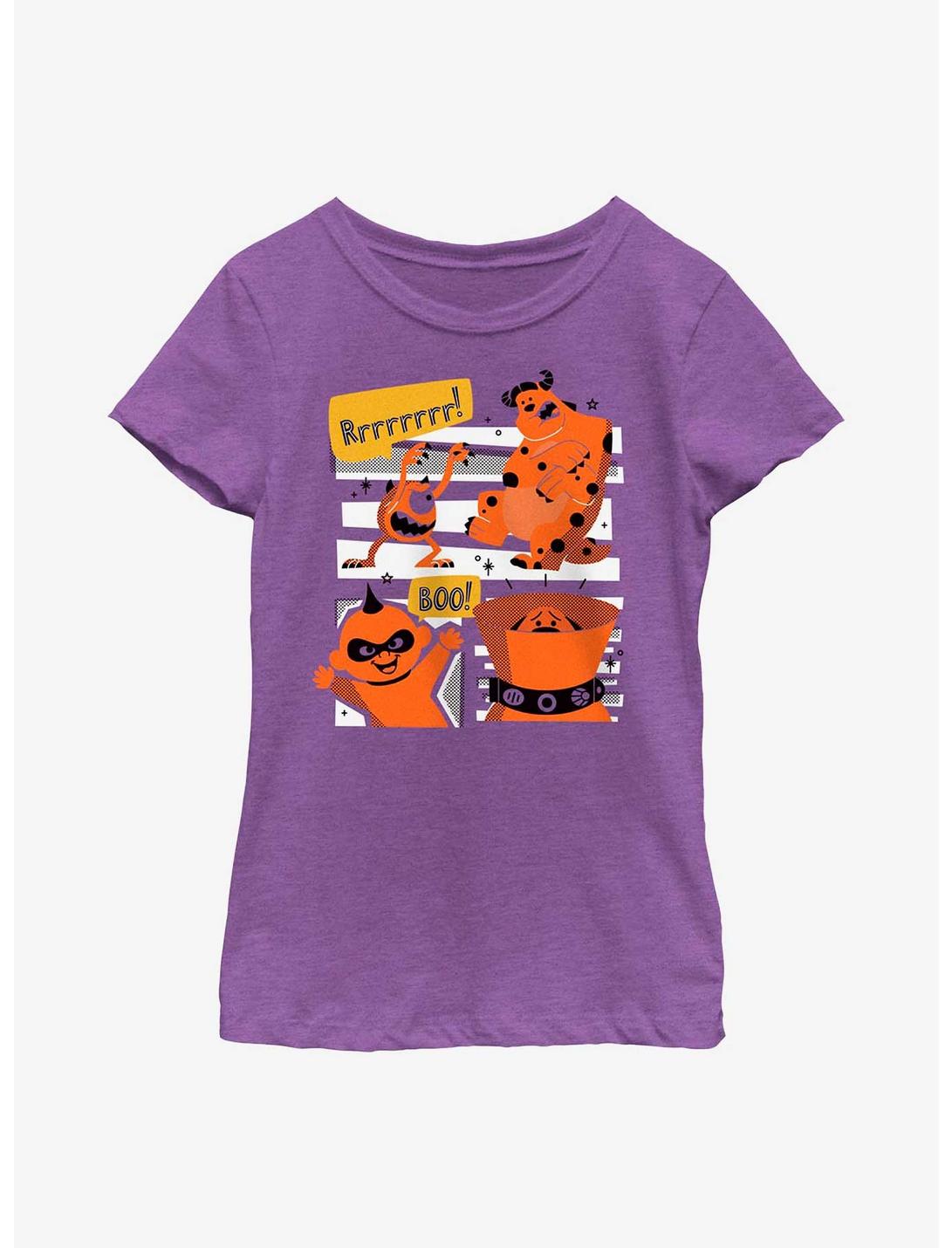 Disney Pixar Spooktober Youth Girls T-Shirt, PURPLE BERRY, hi-res