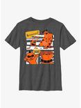Disney Pixar Spooktober Youth T-Shirt, CHAR HTR, hi-res