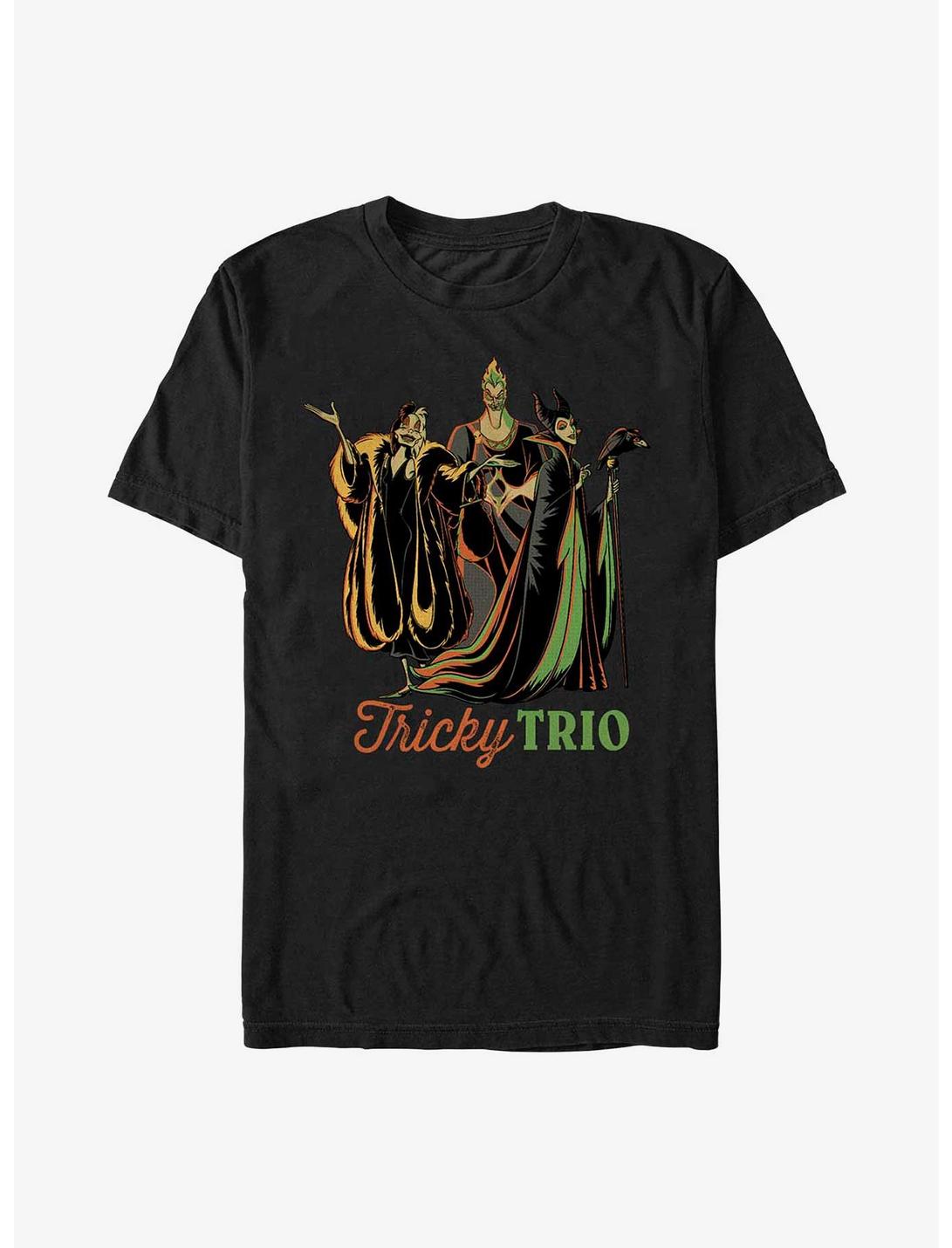 Disney Villains Tricky Trio T-Shirt, BLACK, hi-res