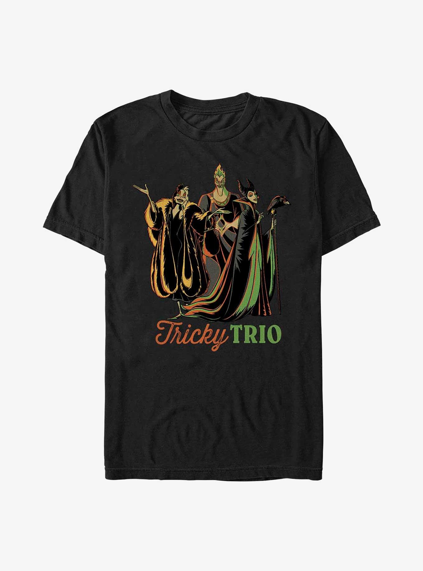 Disney Villains Tricky Trio T-Shirt, BLACK, hi-res