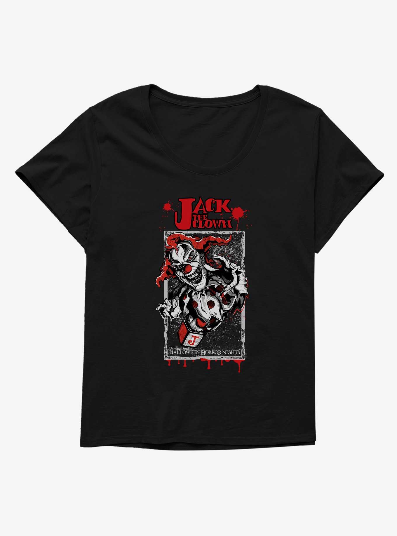 Halloween Horror Nights Jack The Clown Womens T-Shirt Plus Size, , hi-res