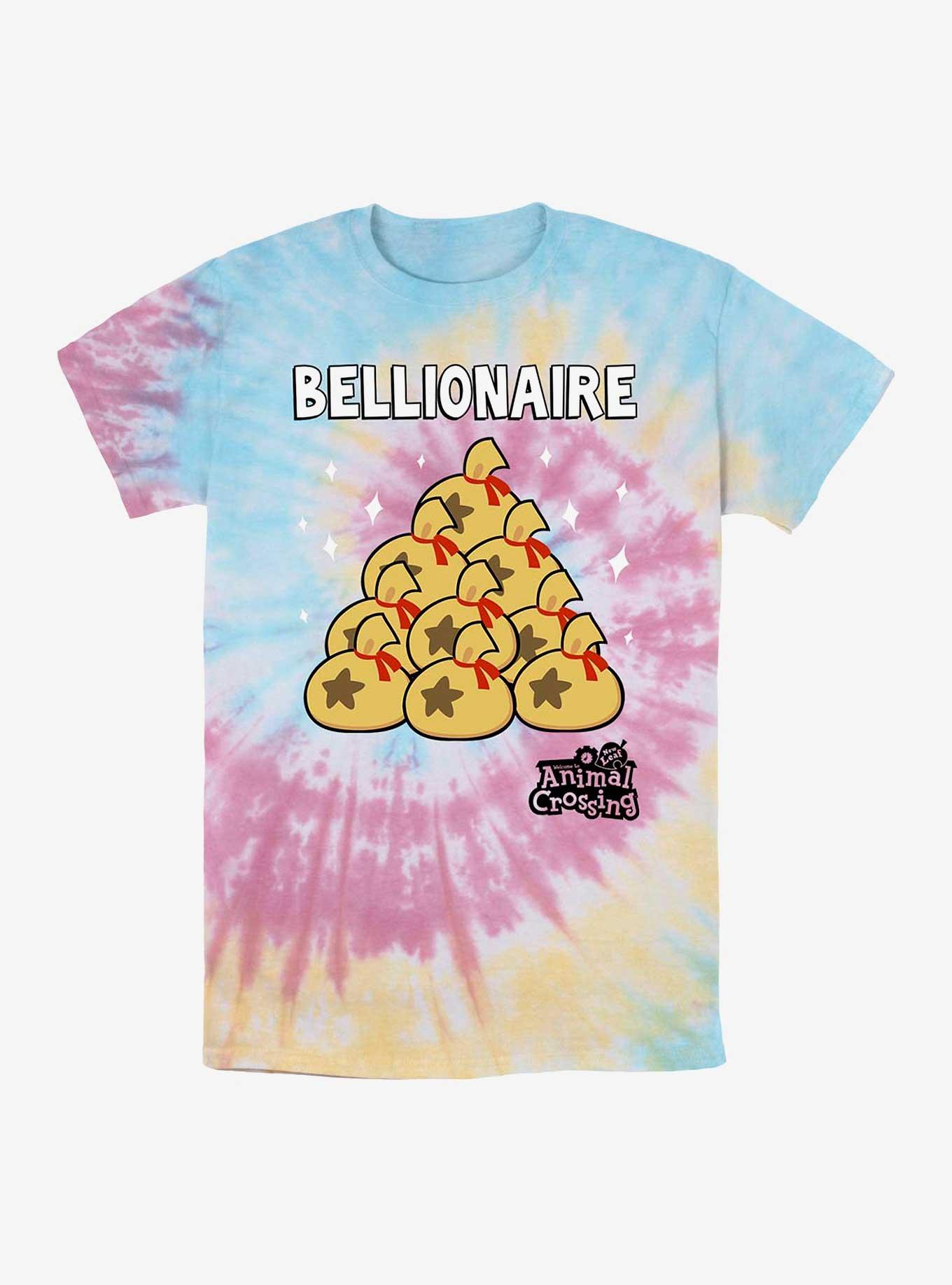Nintendo Animal Crossing Bellionaire Tie-Dye T-Shirt, , hi-res