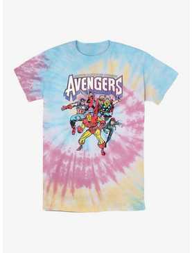 Marvel Avengers Mightiest Heroes Tie-Dye T-Shirt, , hi-res
