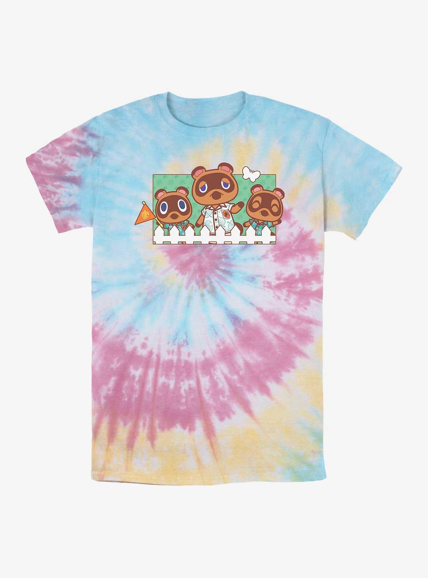 Nintendo Animal Crossing Nook Family Tie-Dye T-Shirt, BLUPNKLY, hi-res