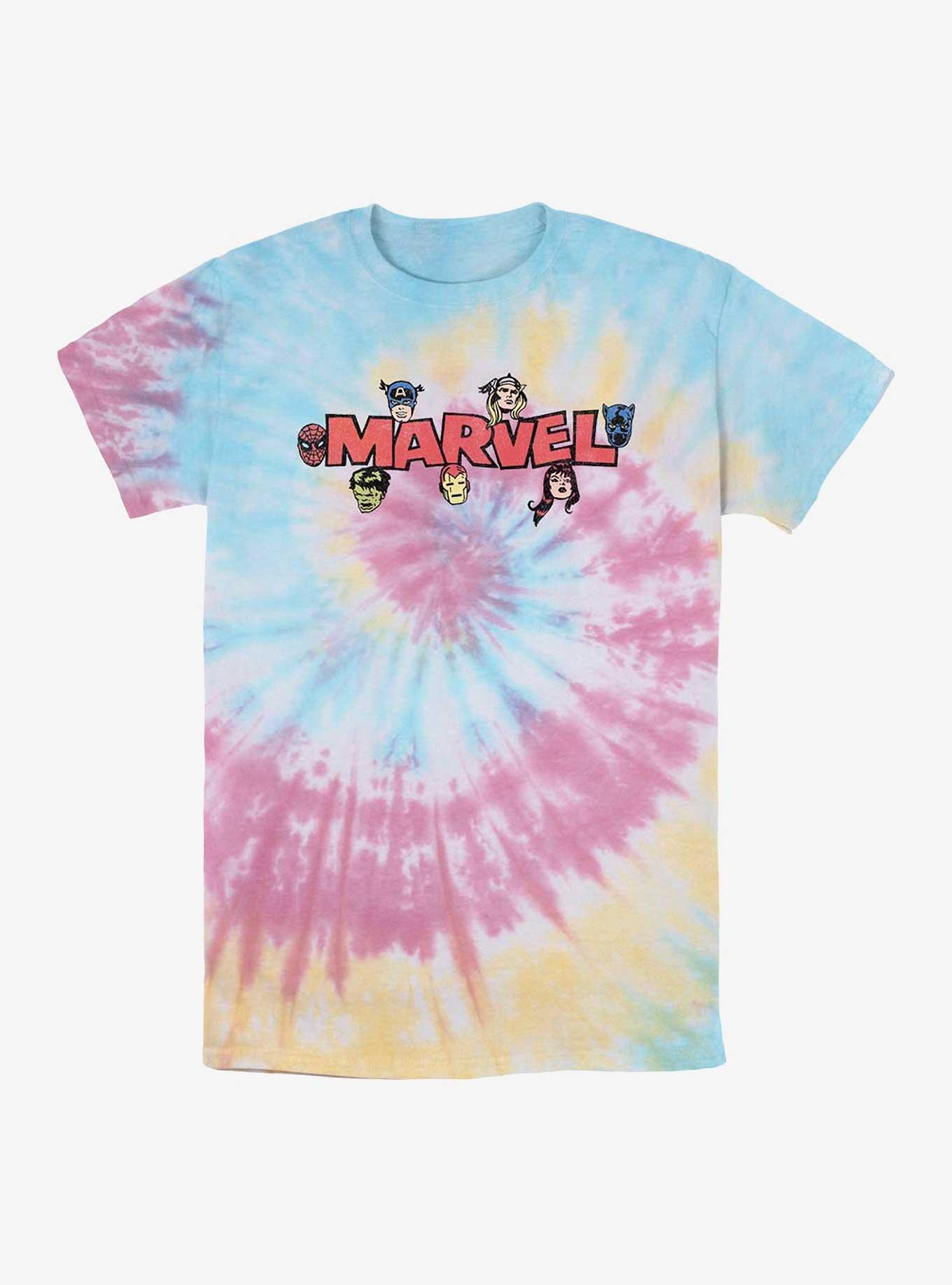 Marvel Avengers Vintage Logo Tie-Dye T-Shirt, , hi-res