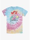 Disney The Little Mermaid Ariel & Flounder Tie-Dye T-Shirt, BLUPNKLY, hi-res
