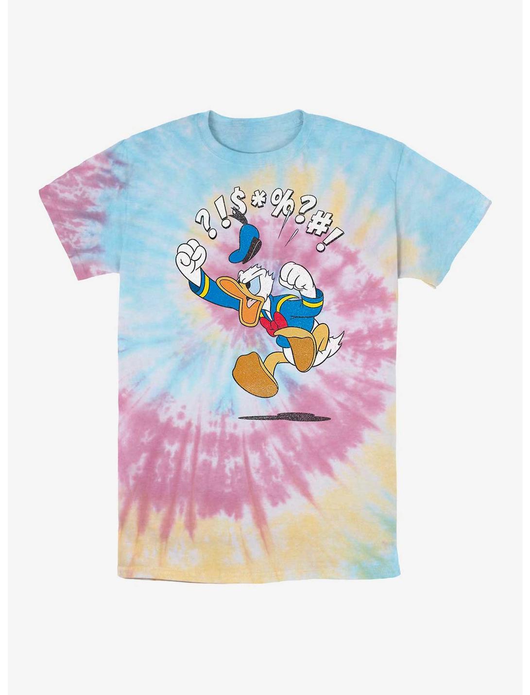 Disney Donald Duck Angry Jump Tie-Dye T-Shirt, BLUPNKLY, hi-res