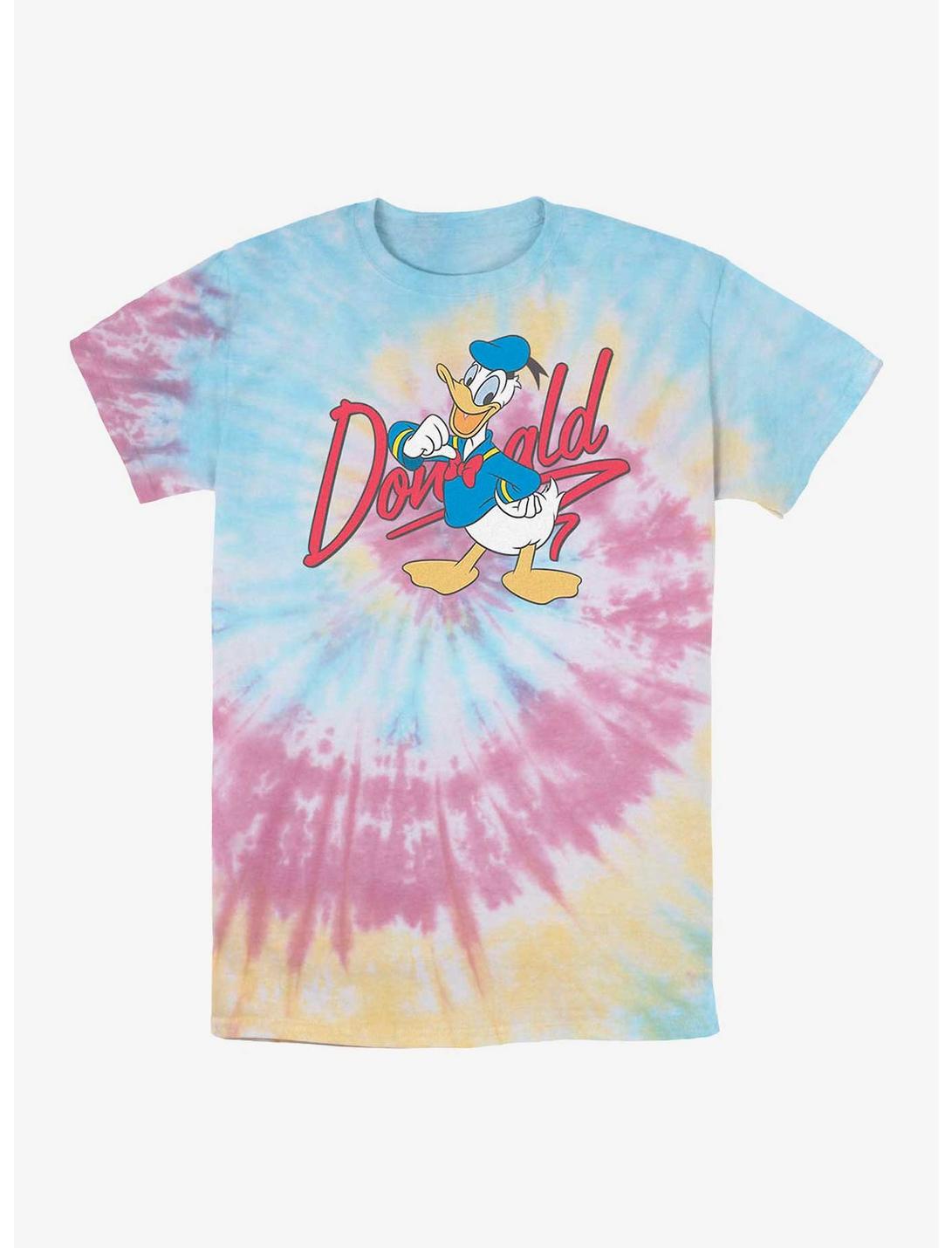 Disney Donald Duck Signature Tie-Dye T-Shirt, BLUPNKLY, hi-res