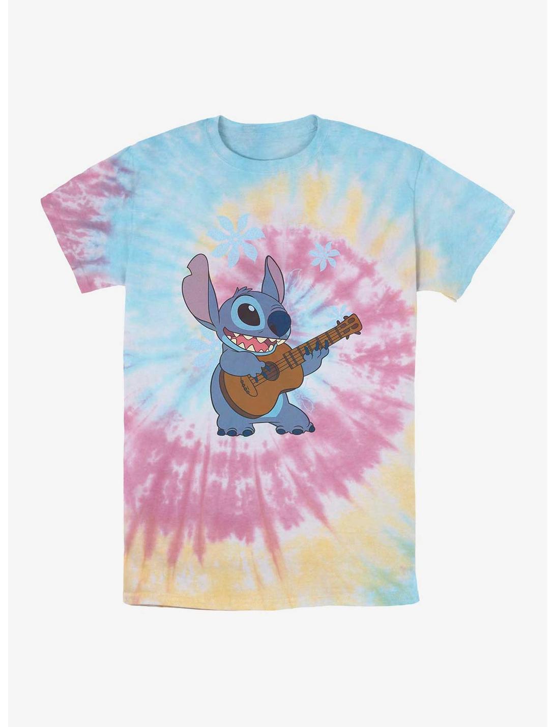 Disney Lilo & Stitch Ukelele Tie-Dye T-Shirt, BLUPNKLY, hi-res
