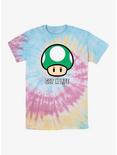 Nintendo Mario Mushroom Get A Life Tie-Dye T-Shirt, BLUPNKLY, hi-res