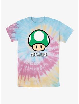 Nintendo Mario Mushroom Get A Life Tie-Dye T-Shirt, , hi-res