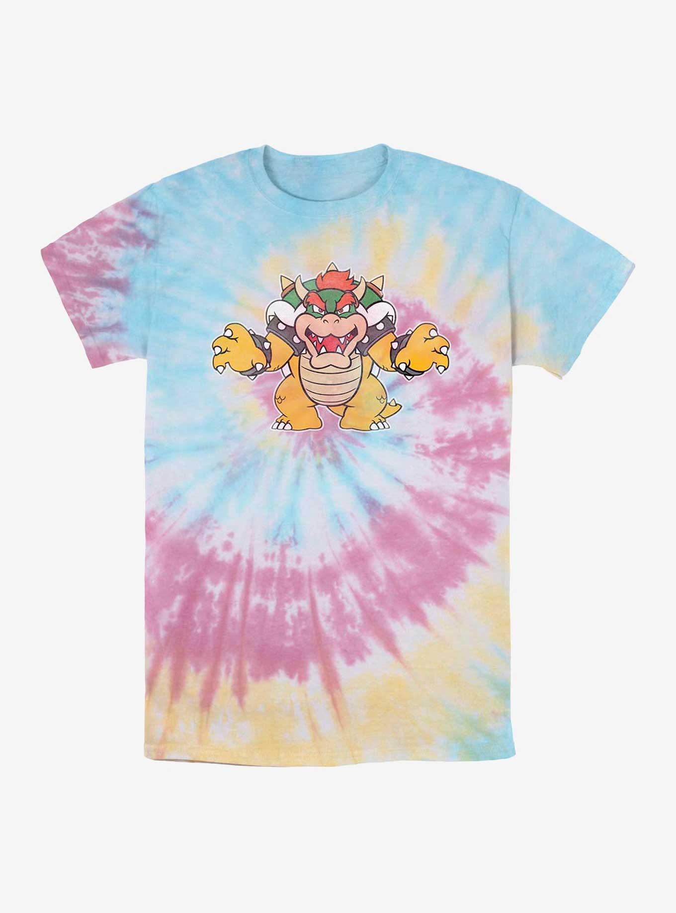 Nintendo Super Mario Bowser Tie-Dye T-Shirt, , hi-res