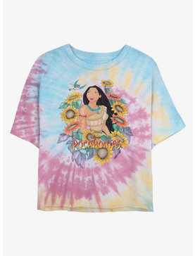 Disney Pocahontas Classic Womens Tie-Dye Crop T-Shirt, , hi-res
