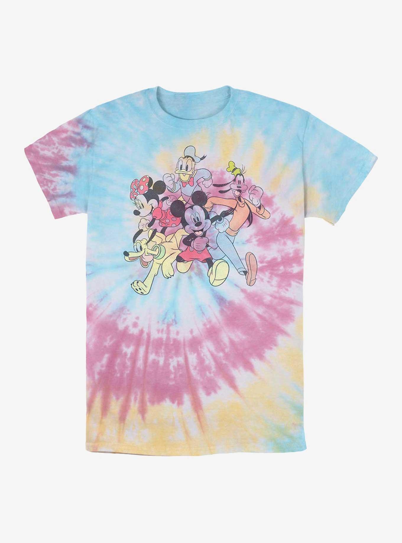 Disney Mickey Mouse & Friends Run Tie-Dye T-Shirt, BLUPNKLY, hi-res