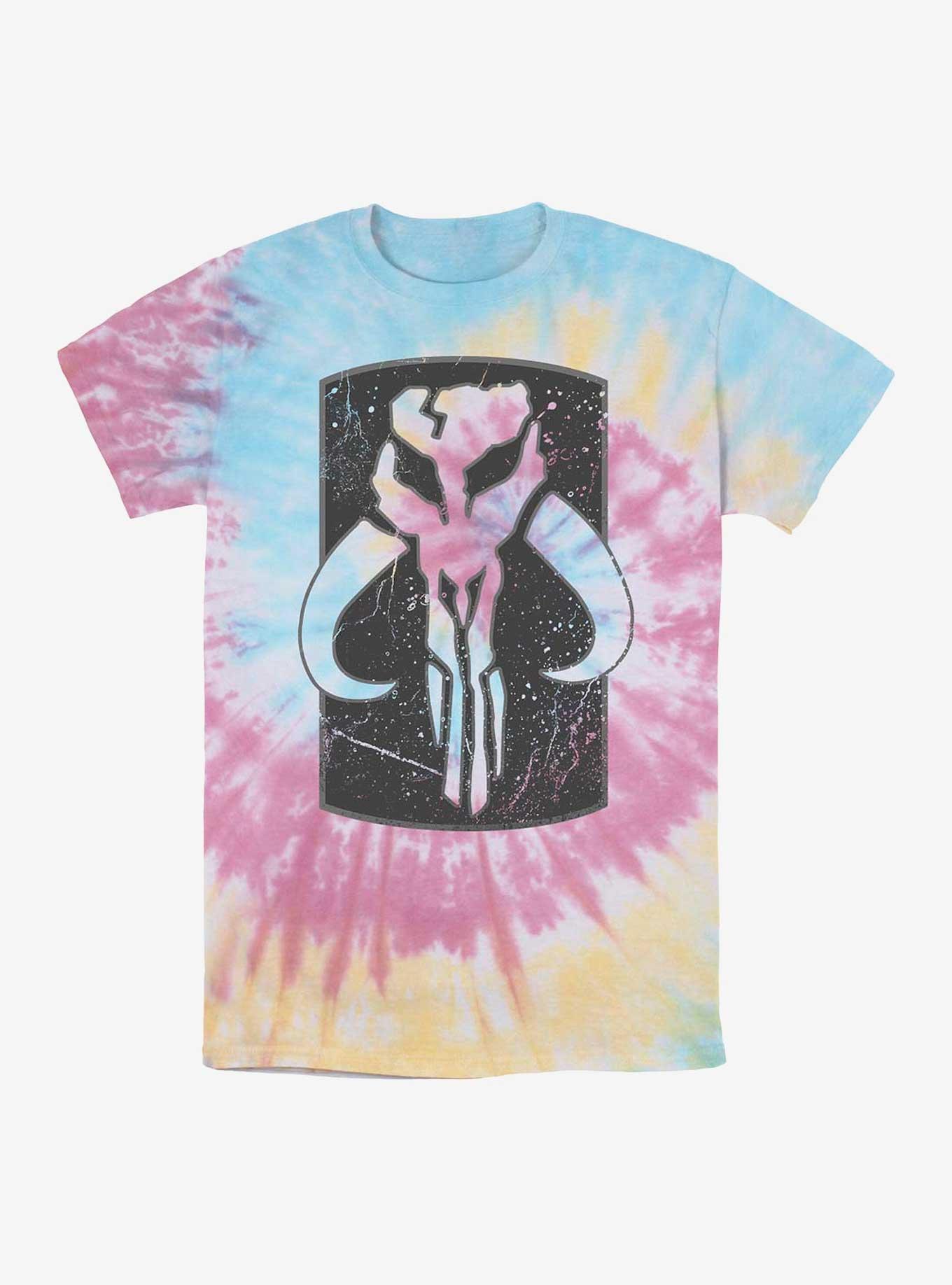 Star Wars Bounty Hunter Crest Tie-Dye T-Shirt, BLUPNKLY, hi-res