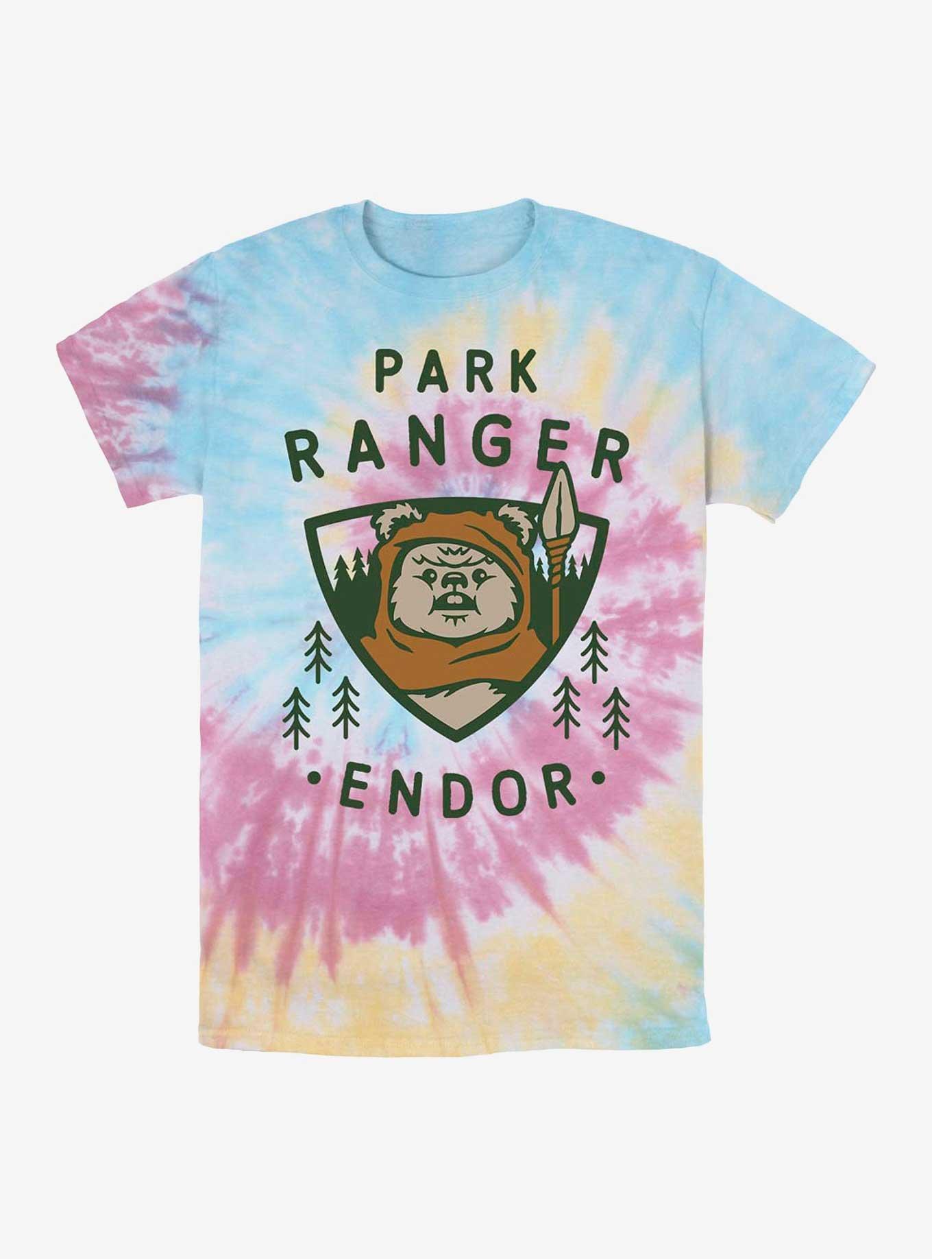 Star Wars Endor Park Ranger Ewok Tie-Dye T-Shirt, BLUPNKLY, hi-res