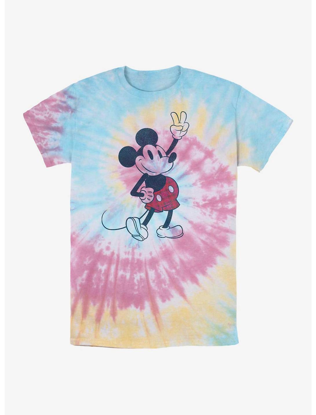 Disney Mickey Mouse Peace Tie-Dye T-Shirt, BLUPNKLY, hi-res