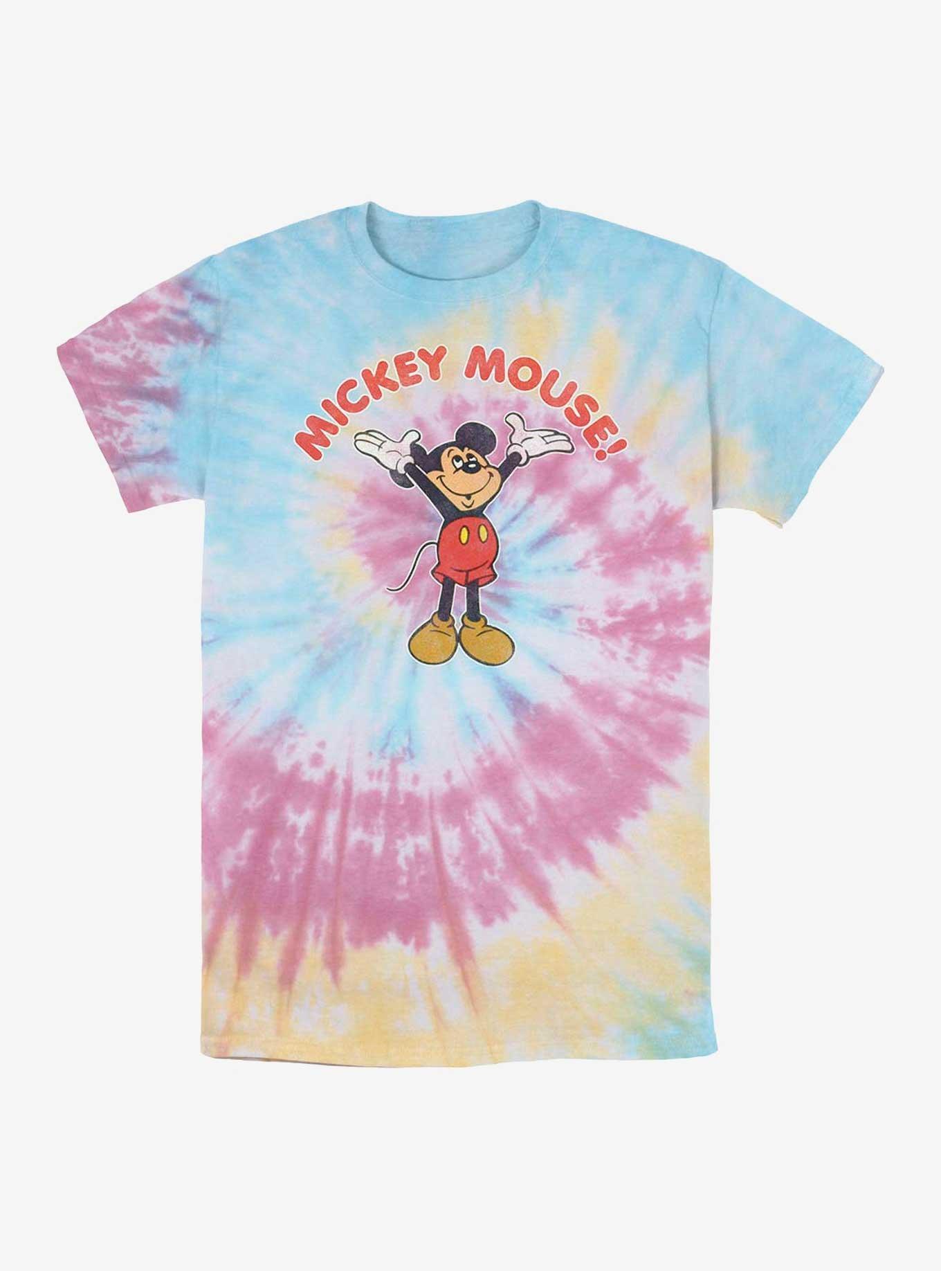 Disney Mickey Mouse Retro Tie-Dye T-Shirt, BLUPNKLY, hi-res