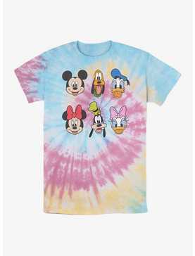 Disney Mickey Mouse & Friends Faces Tie-Dye T-Shirt, , hi-res