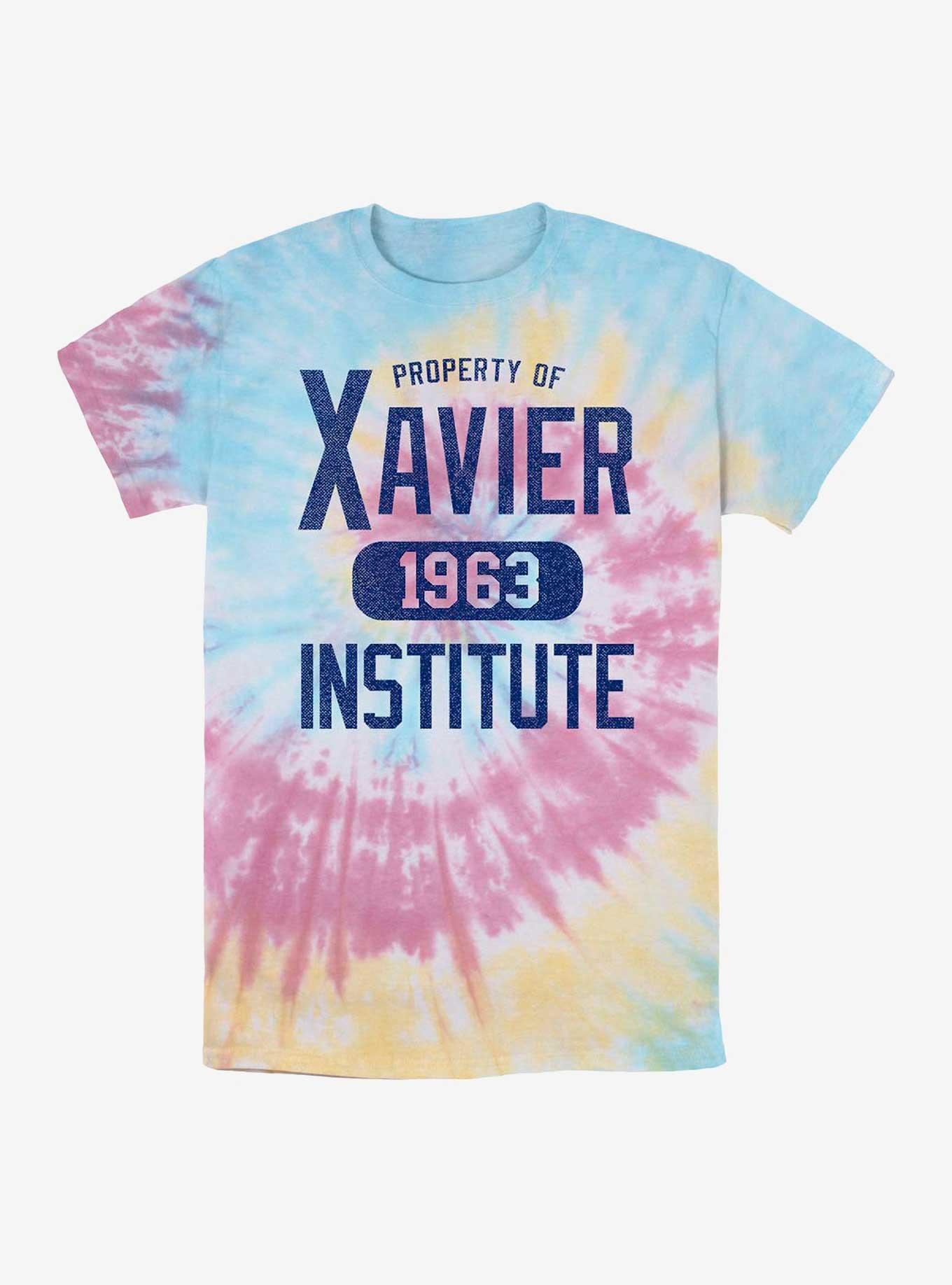 Marvel X-Men Xavier Institute Collegiate Tie-Dye T-Shirt | Her Universe