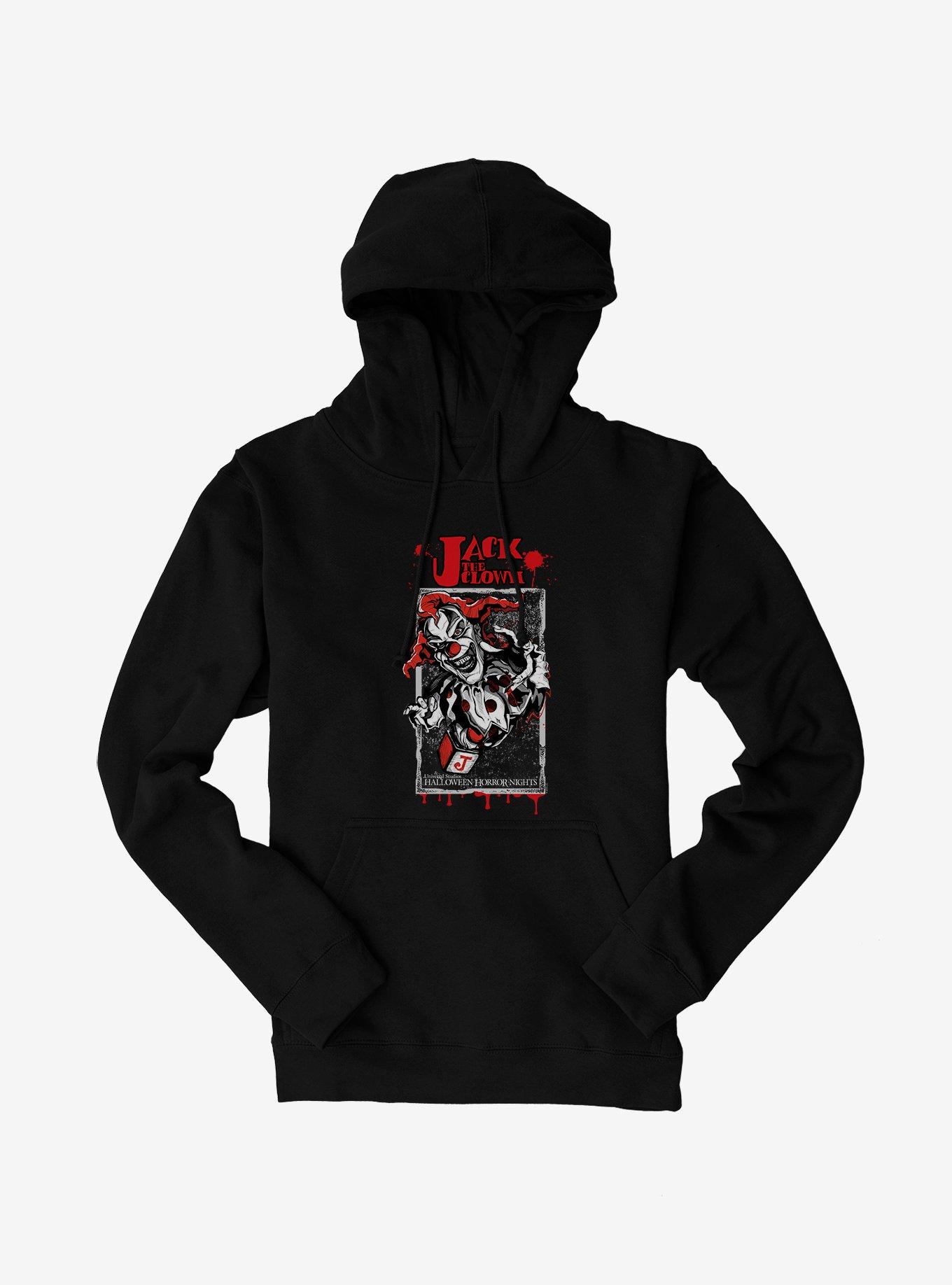 Halloween Horror Nights Jack The Clown Hoodie, BLACK, hi-res