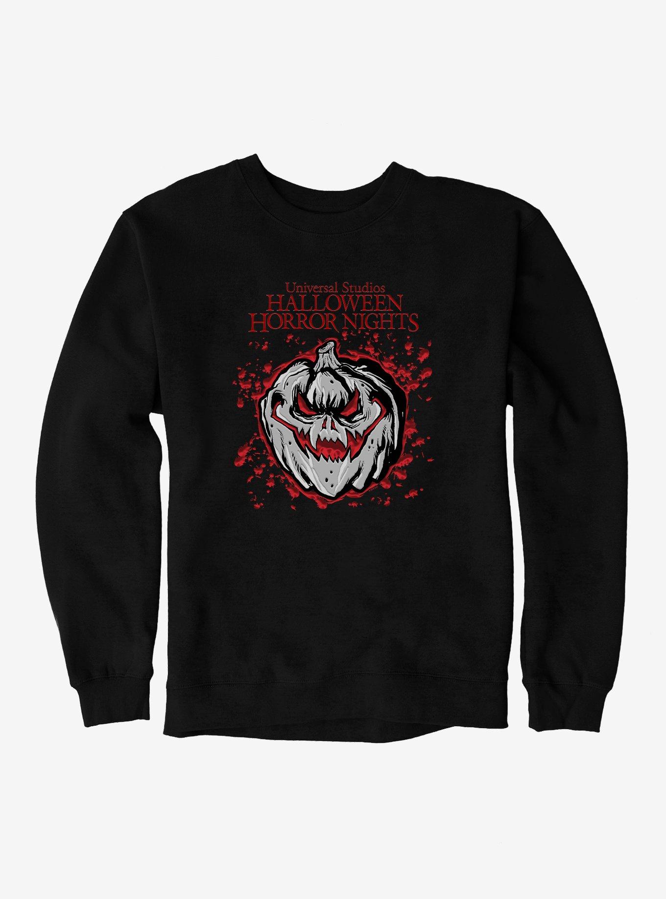 Halloween Horror Nights Jack-O-Lantern Sweatshirt, BLACK, hi-res