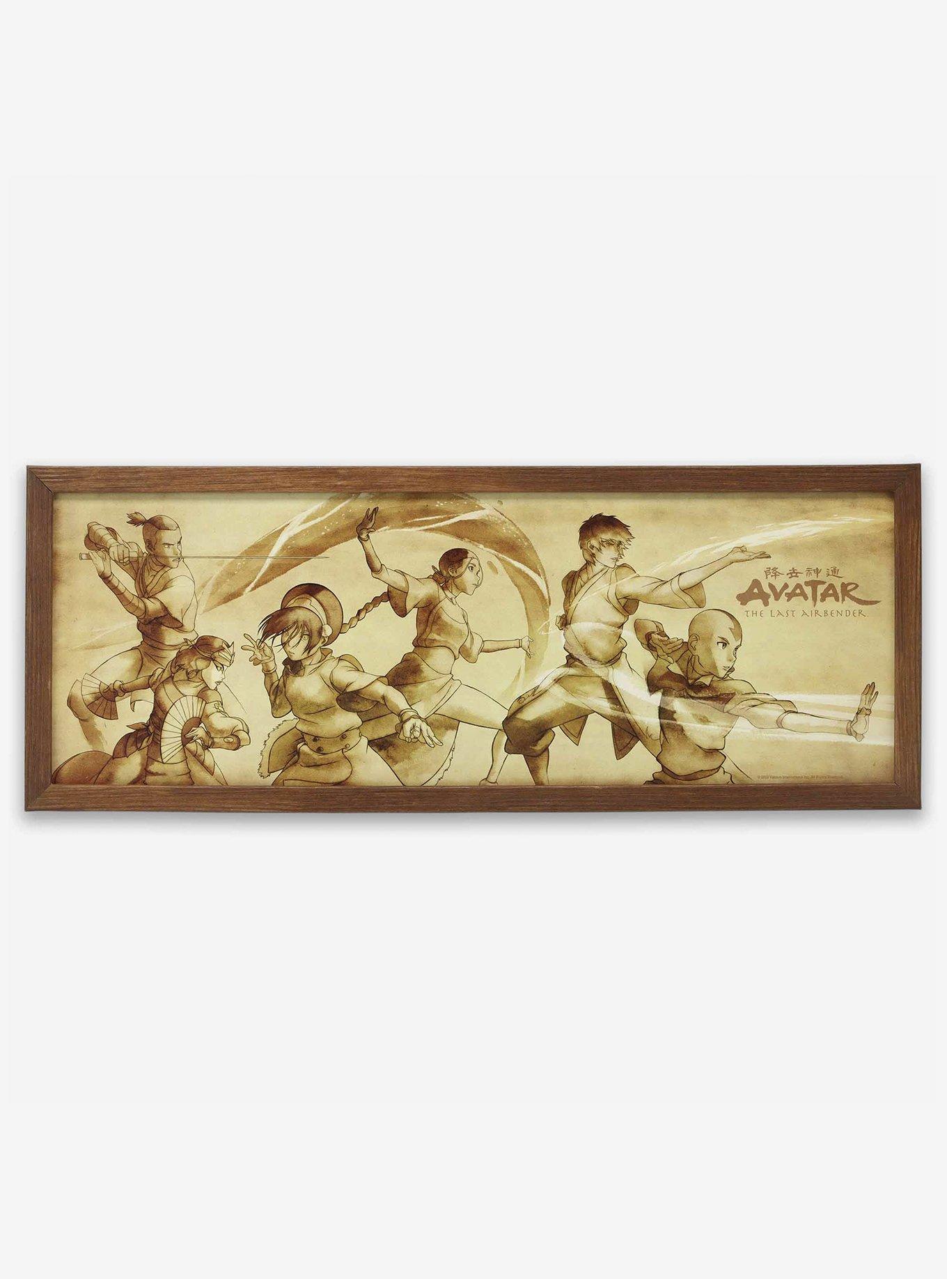 Avatar: The Last Airbender Action Scene Framed Wood Wall Decor, , hi-res