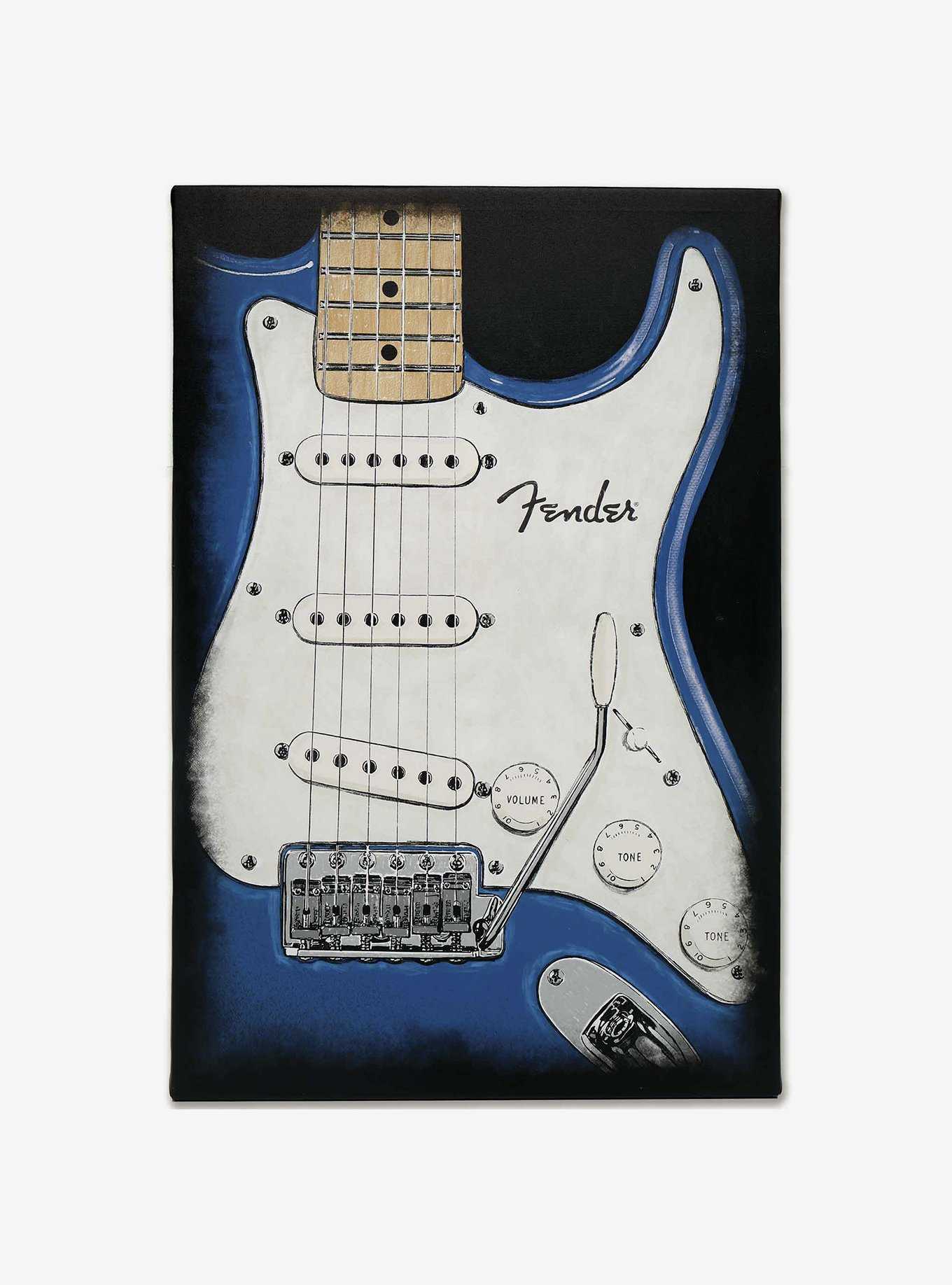 Fender Blue Strat Canvas Wall Decor, , hi-res