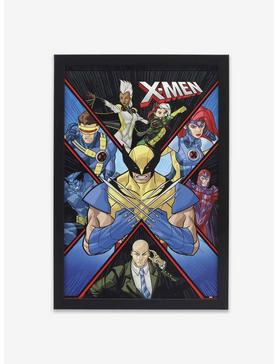 Plus Size Marvel X-Men Characters Posing Wood Wall Decor, , hi-res