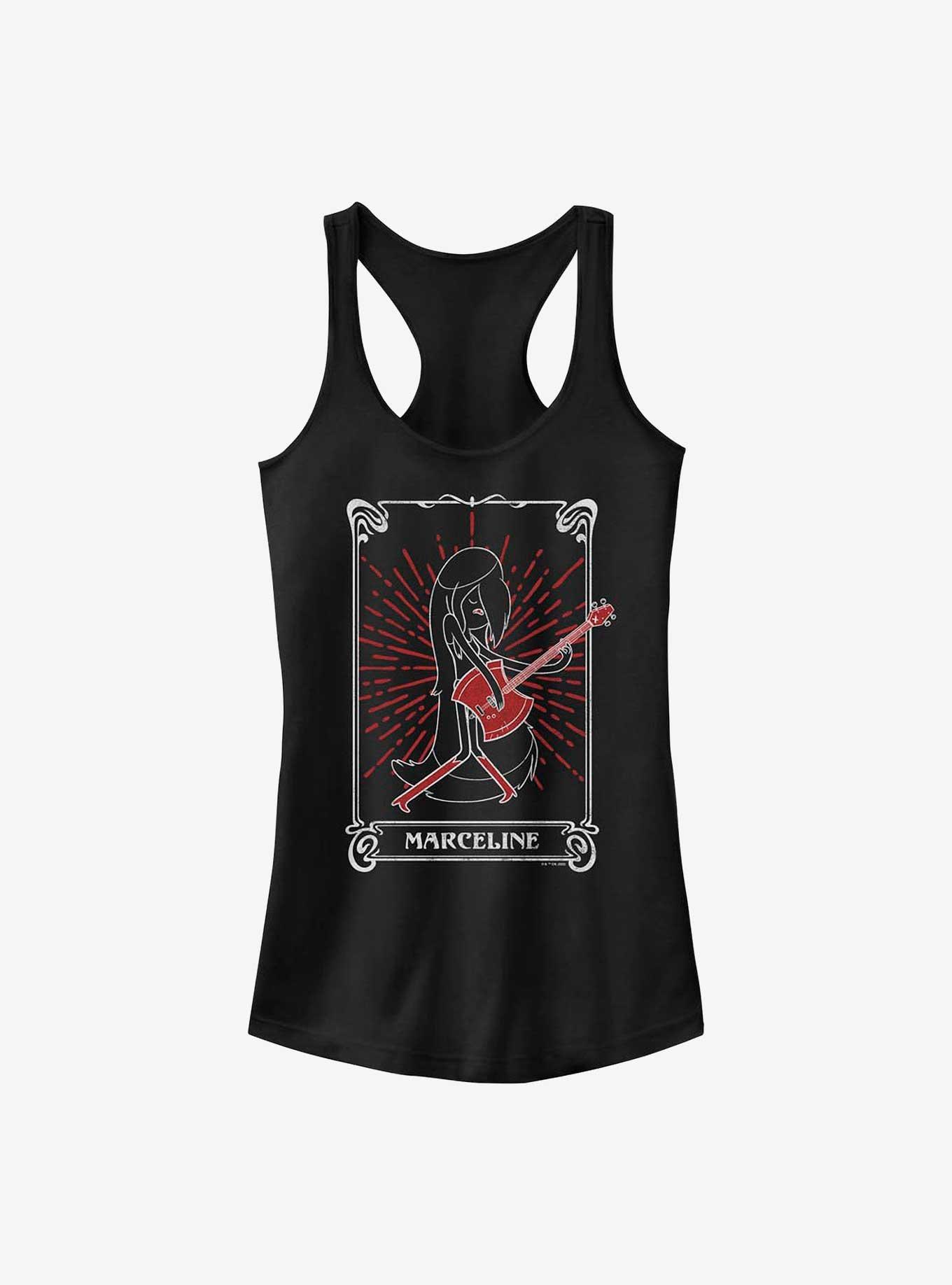 Cartoon Network Adventure Time Marceline Tarot Girls Tank, BLACK, hi-res