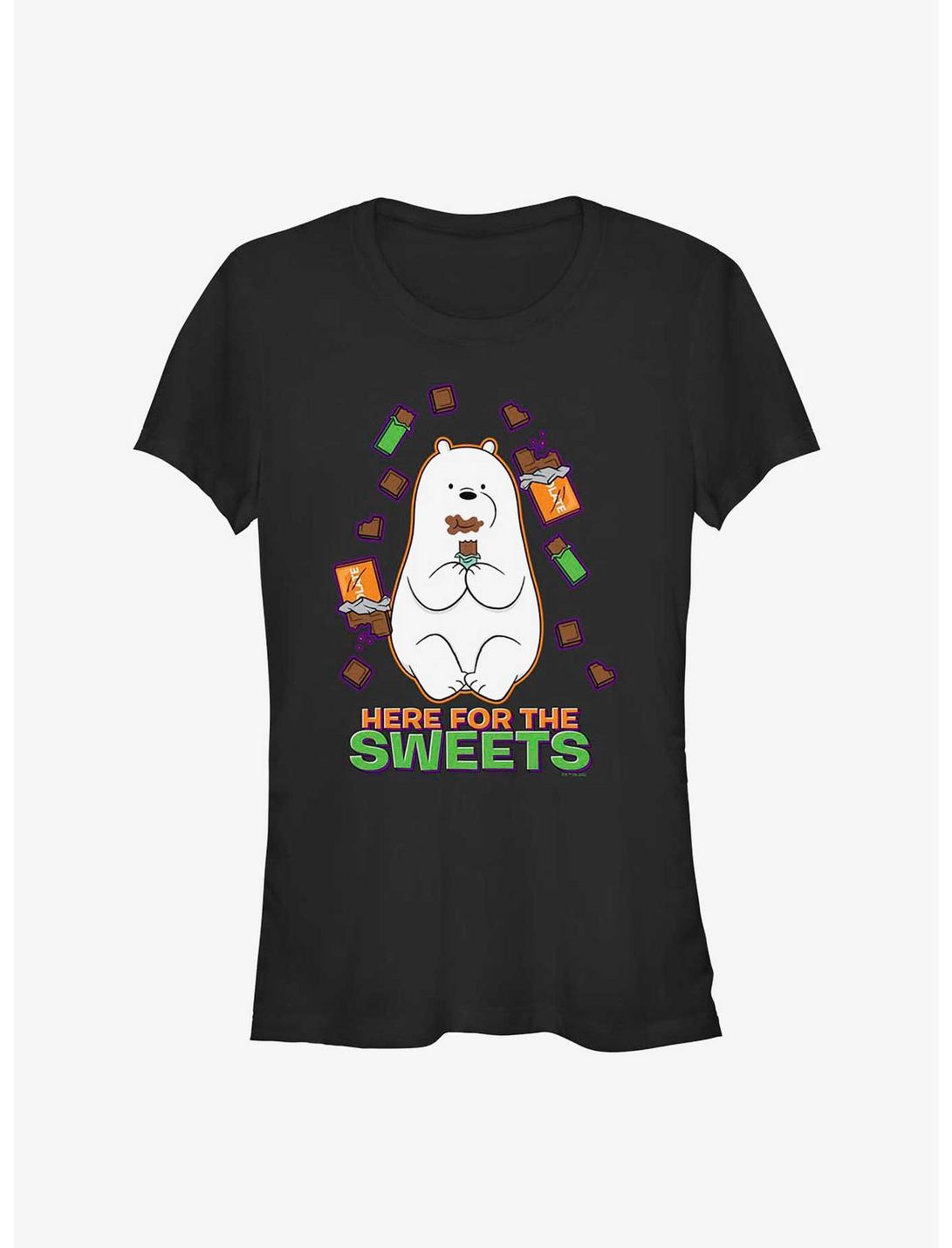 Cartoon Network We Bare Bears Sweet Bear Girls T-Shirt, BLACK, hi-res