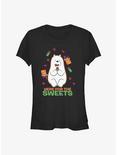 Cartoon Network We Bare Bears Sweet Bear Girls T-Shirt, BLACK, hi-res