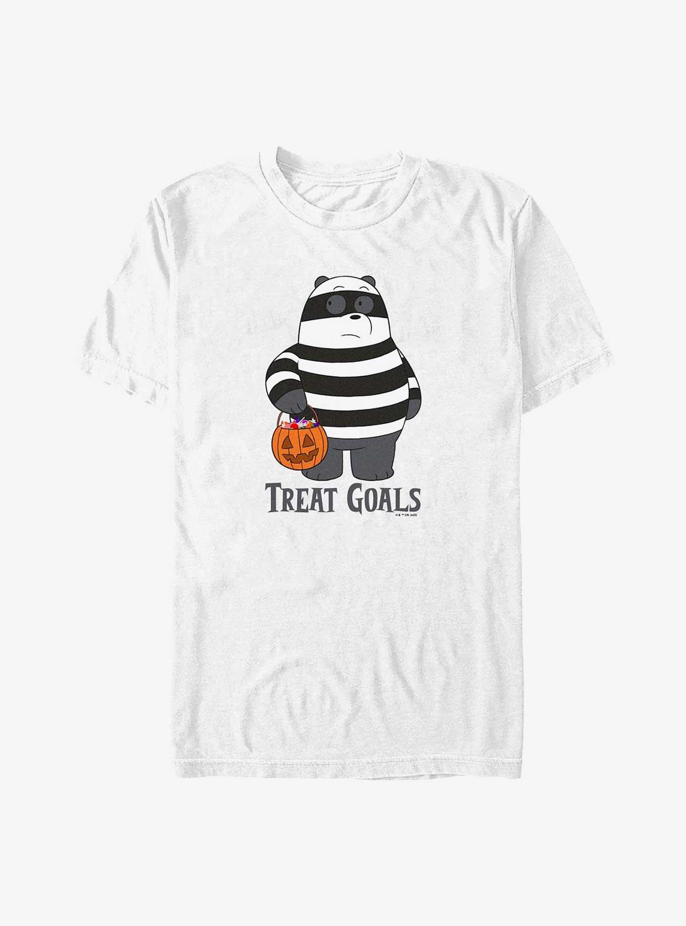 Cartoon Network We Bare Bears Treat Goals T-Shirt, WHITE, hi-res