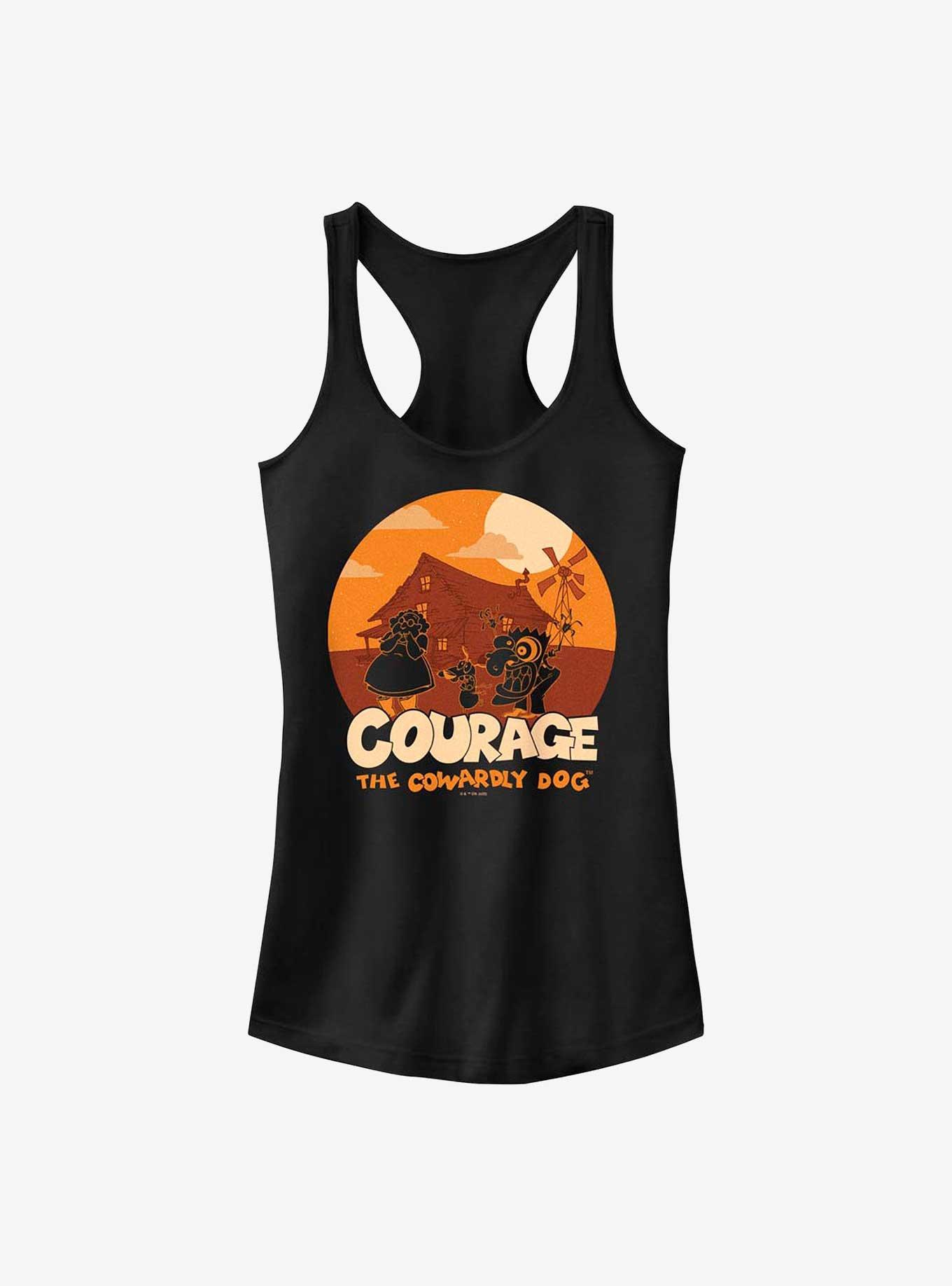 Cartoon Network Courage the Cowardly Dog Cowardly Haunt Girls Tank, , hi-res