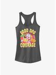 Cartoon Network Courage the Cowardly Dog Good Courage Girls Tank, CHARCOAL, hi-res
