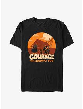 Cartoon Network Courage the Cowardly Dog Cowardly Haunt T-Shirt, , hi-res