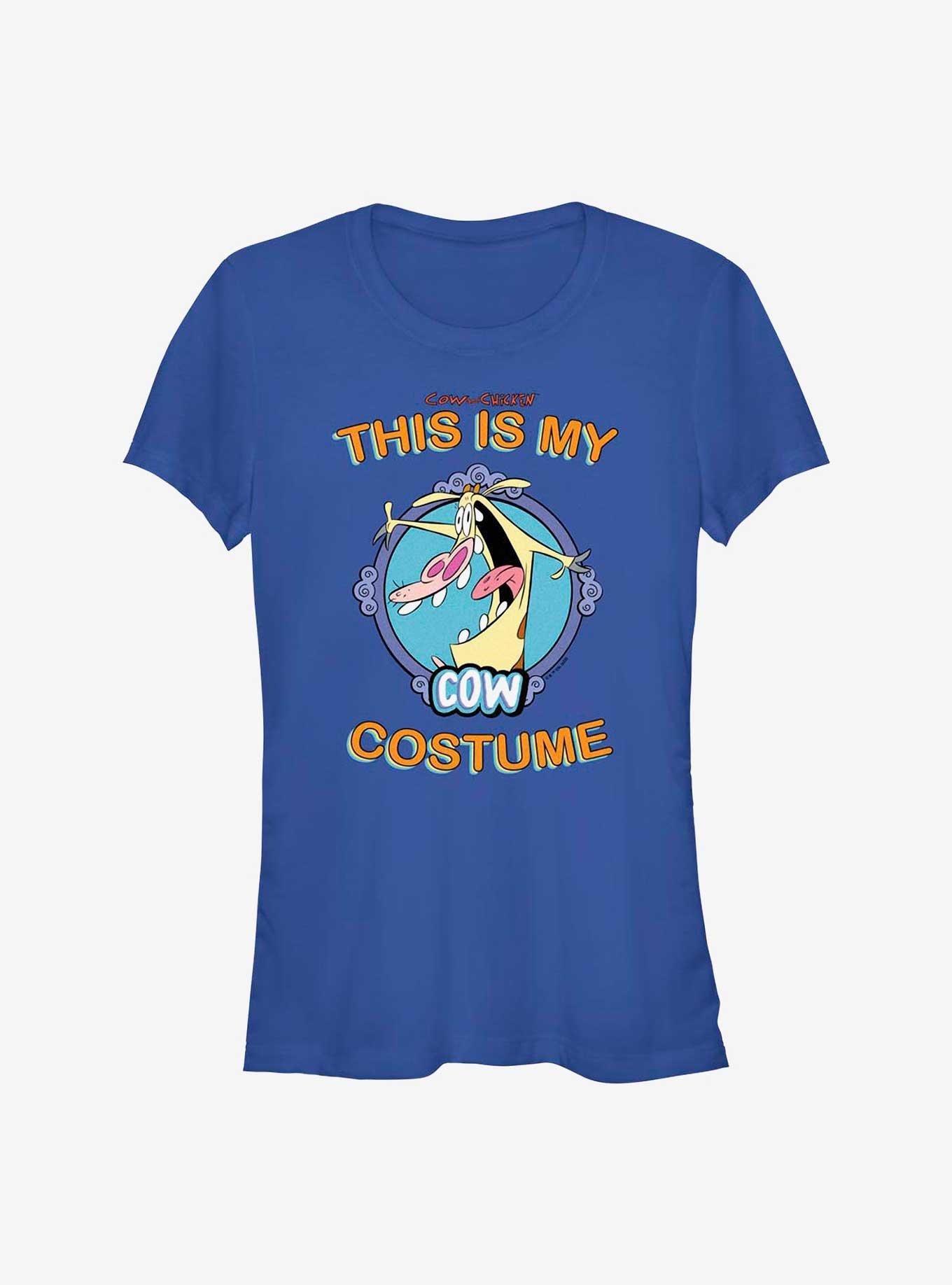 Cartoon Network Cow and Chicken My Cow Costume Girls T-Shirt, ROYAL, hi-res