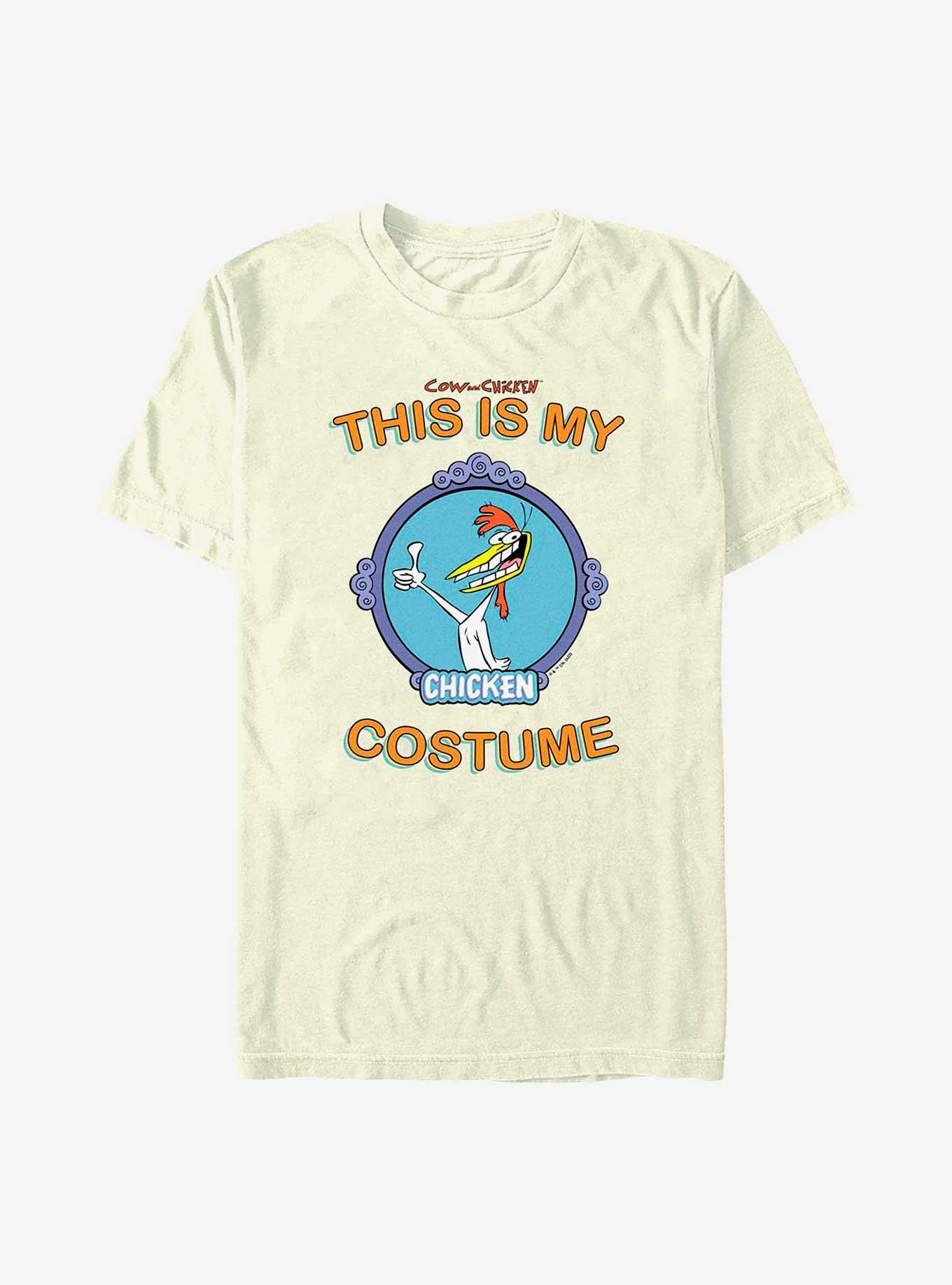 Cartoon Network Cow and Chicken My Chicken Costume T-Shirt, NATURAL, hi-res