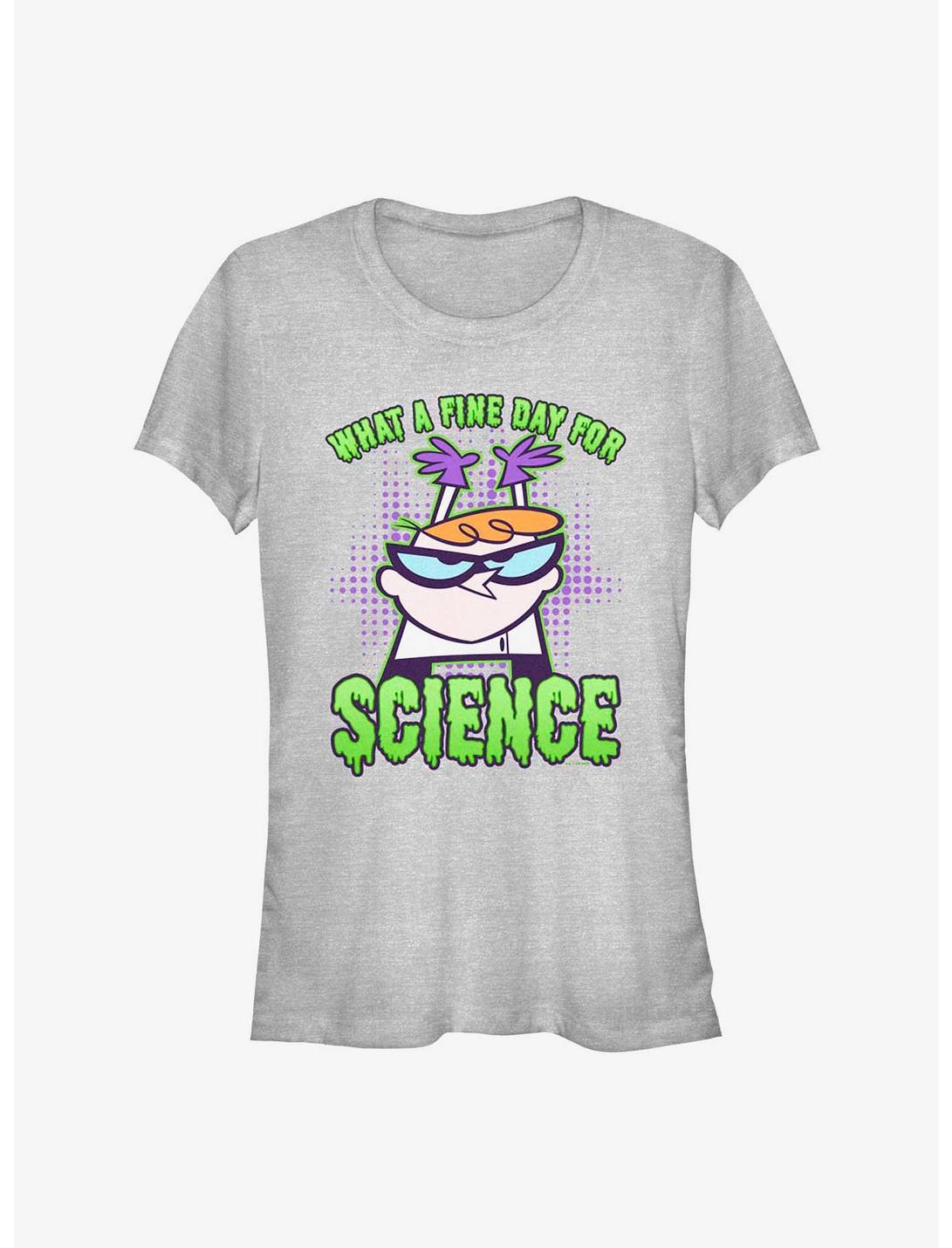 Cartoon Network Dexter's Laboratory A Fine Day For Science Girls T-Shirt, ATH HTR, hi-res