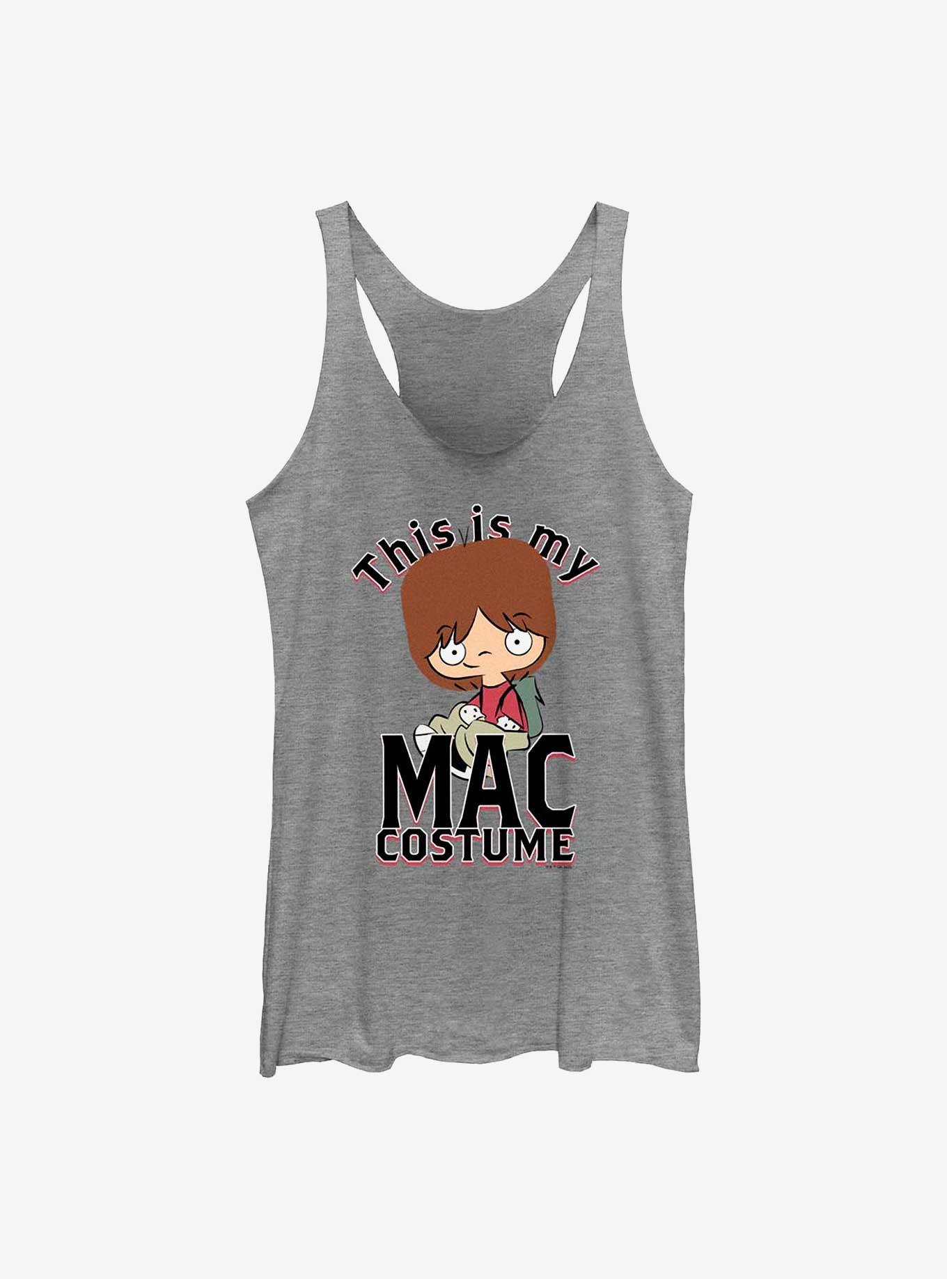 Cartoon Network Foster's Home for Imaginary Friends My Mac Costume Girls Tank, GRAY HTR, hi-res