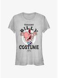 Cartoon Network The Grim Adventures of Billy & Mandy My Billy Costume Girls T-Shirt, ATH HTR, hi-res