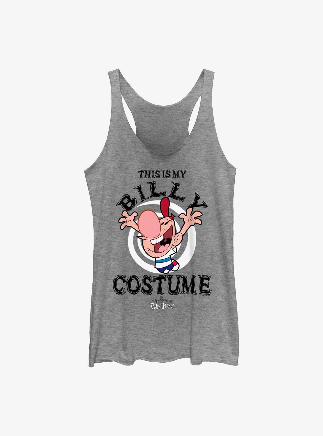 Cartoon Network The Grim Adventures of Billy & Mandy My Billy Costume Girls Tank, GRAY HTR, hi-res