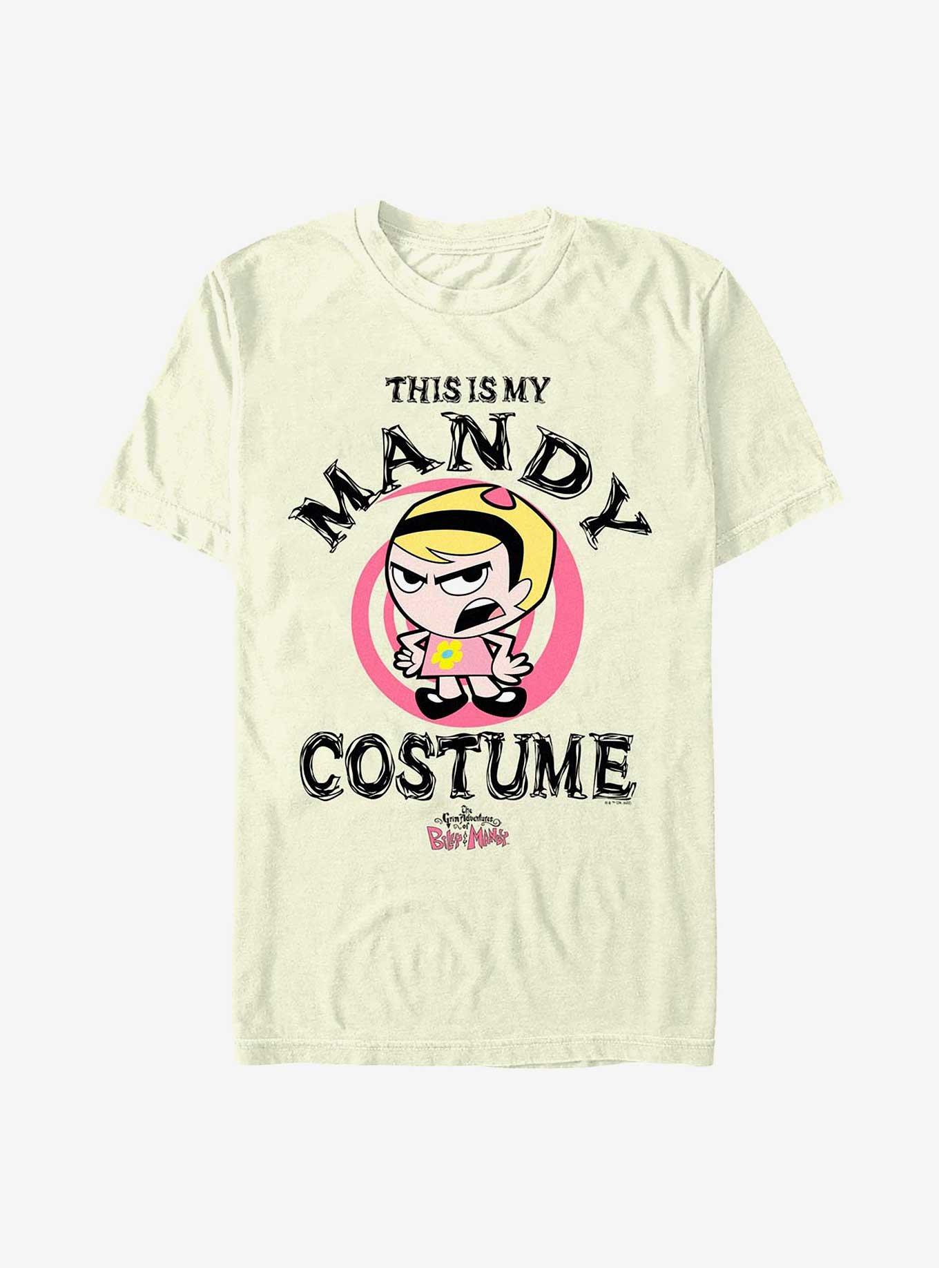 Cartoon Network The Grim Adventures of Billy & Mandy My Mandy Costume T-Shirt, NATURAL, hi-res